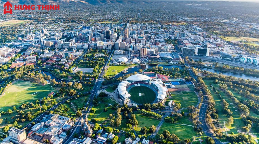 Adelaide là thành phố yên bình với nhịp sống chậm rãi và chi phí sinh hoạt thấp