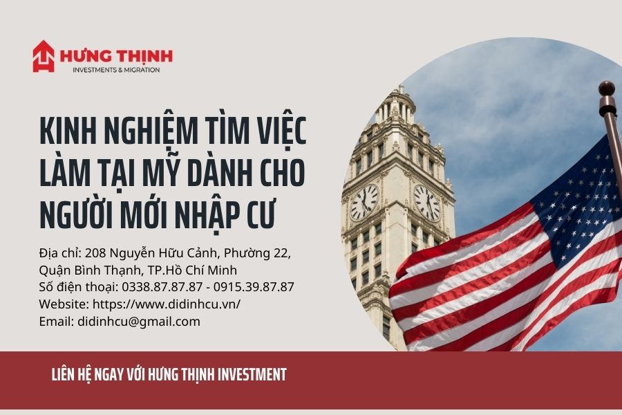 Kinh nghiệm tìm việc làm tại Mỹ dành cho người mới nhập cư