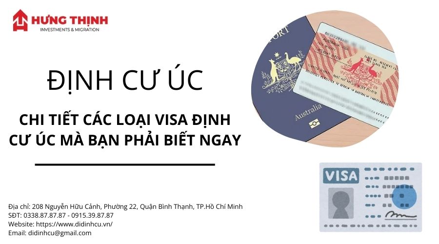 Các loại visa định cư Úc phổ biến, chính sách định cư mới